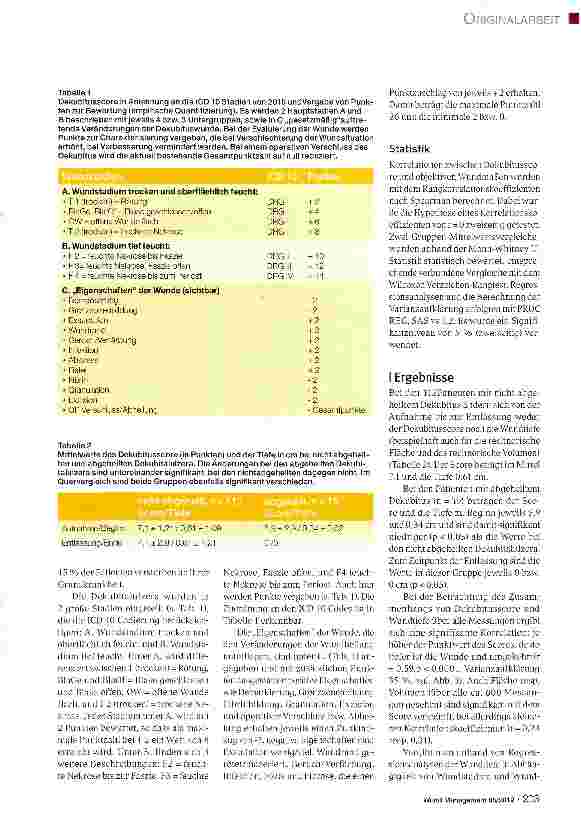 Vorschauseite 2: Objektivierte/objektivierbare Beurteilung von Heilungsvorgängen beim Dekubitus