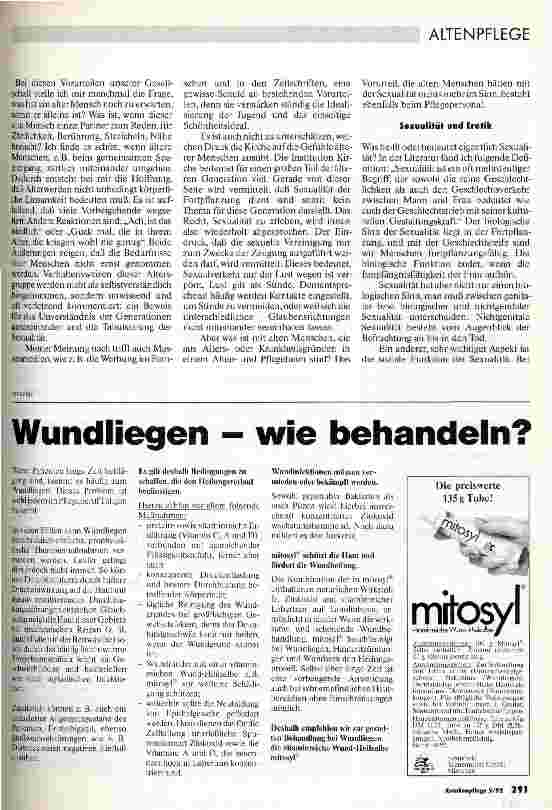 Vorschauseite 2: Sexualität im Altenheim