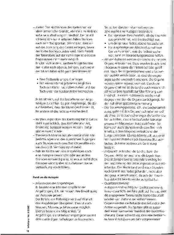 Vorschauseite 3: Würde auch nach dem Tod