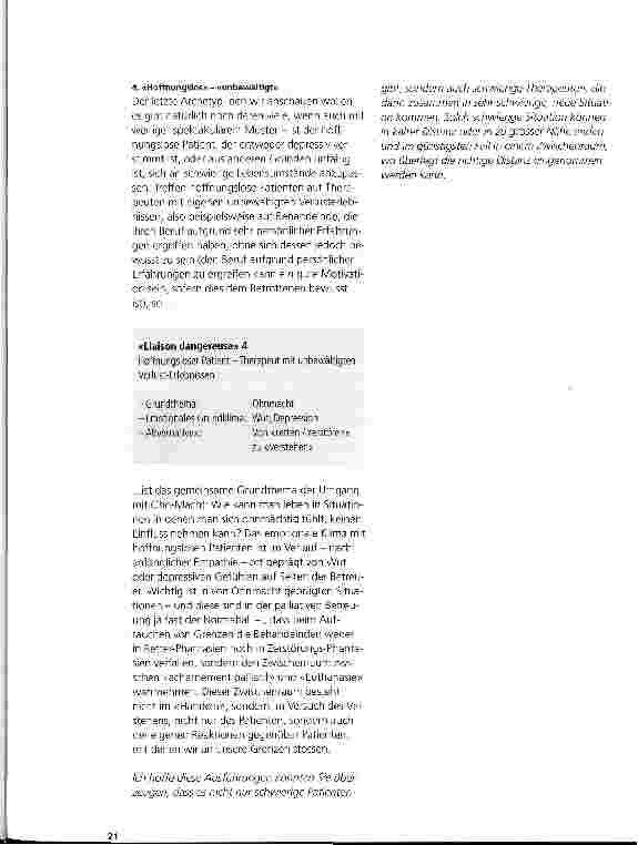 Vorschauseite 4: 1 + 1 = 3, oder Liaisons dangereuses in der Palliativen Betreuung