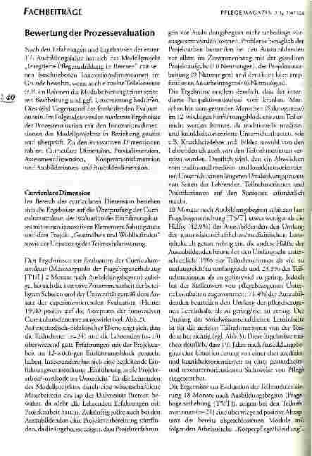 Vorschauseite 6: Modellprojekt Integrierte Pflegeausbildung in Bremen Entwicklung und erste Ergebnisse der Evaluation
