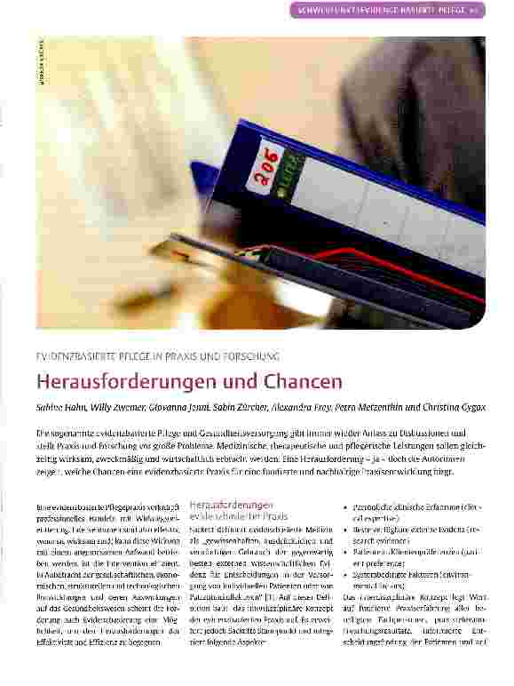 Vorschauseite 1: Herausforderungen und Chancen