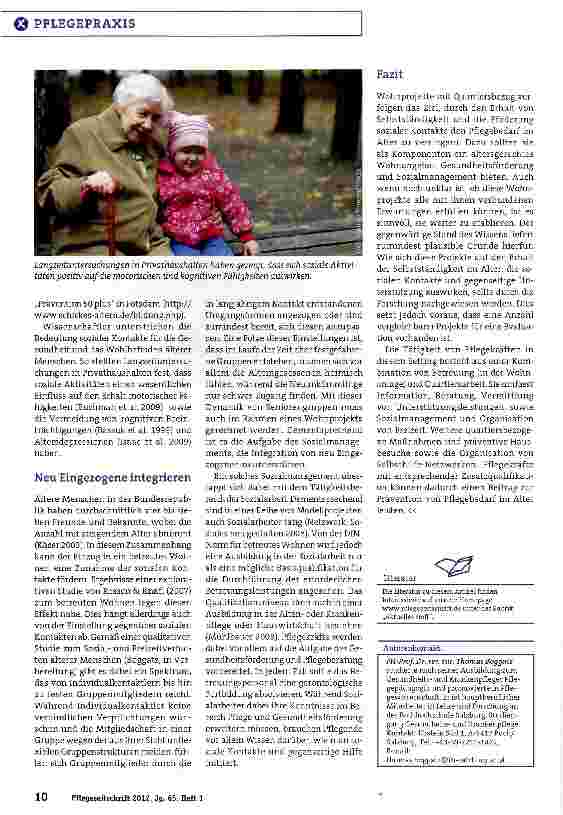 Vorschauseite 5: Leben und altern im vertrauten Umfeld