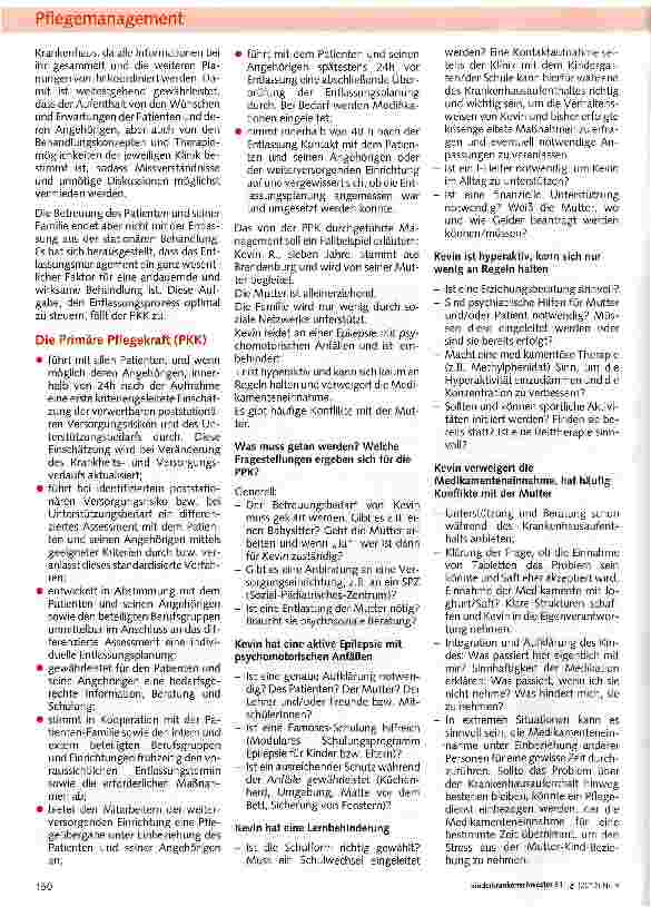 Vorschauseite 2: Entlassungsmanagement mit einer Primären Pflegekraft (PPK)