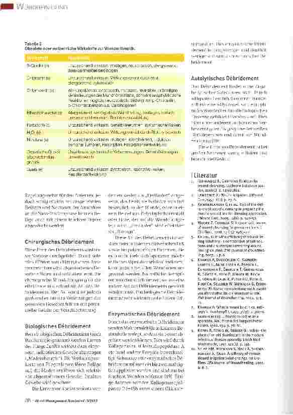 Vorschauseite 3: Wundreinigung und Debridement