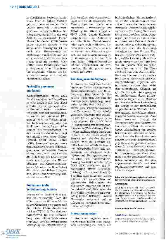 Vorschauseite 3: Was wird aus der Gesundheitsversorgung im ländlichen Raum?
