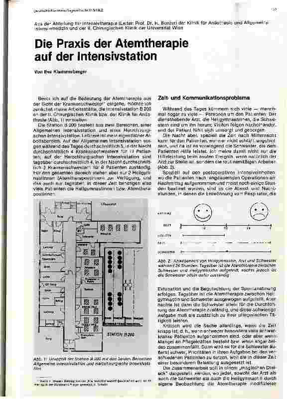 Vorschauseite 1: Die Praxis der Atemtherapie auf der Intensivstation