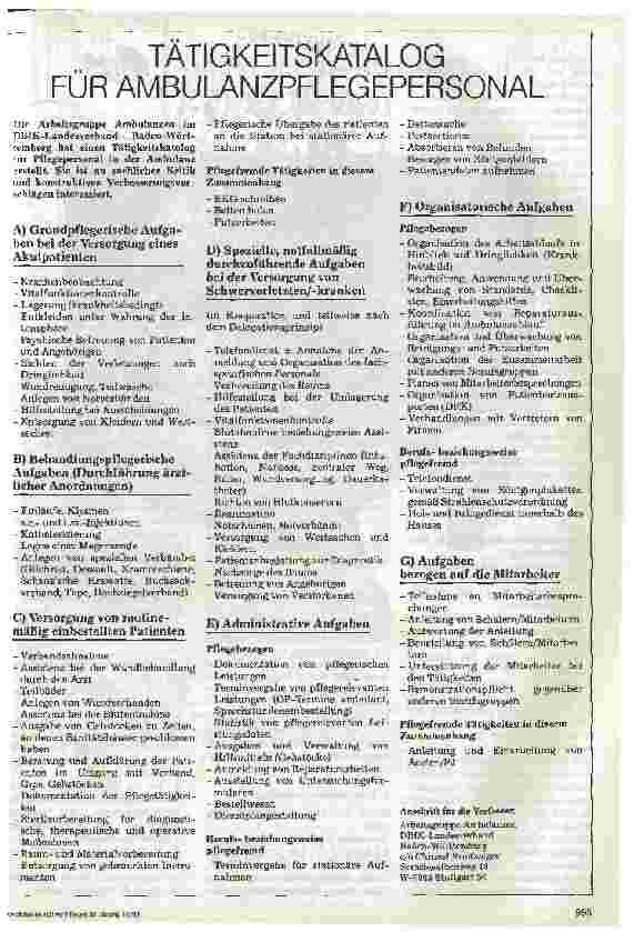Vorschauseite 2: Pflege nach Kriterien des Pflegeprozess-Modells in der Ambulanz