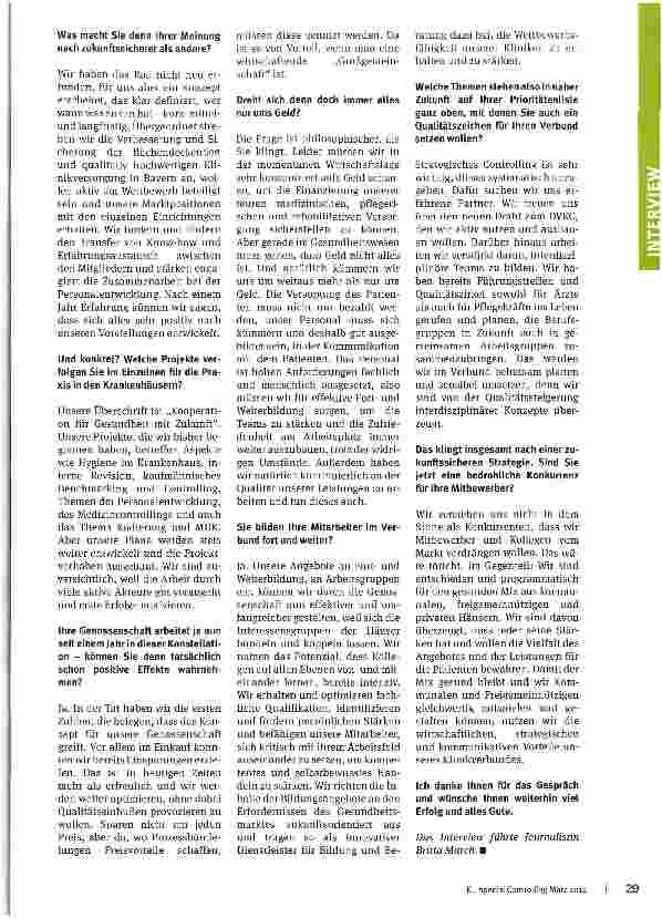 Vorschauseite 2: Stark im Verbund