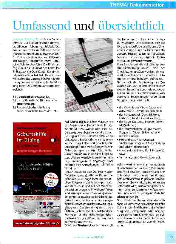 Vorschauseite 1: Umfassend und übersichtlich
