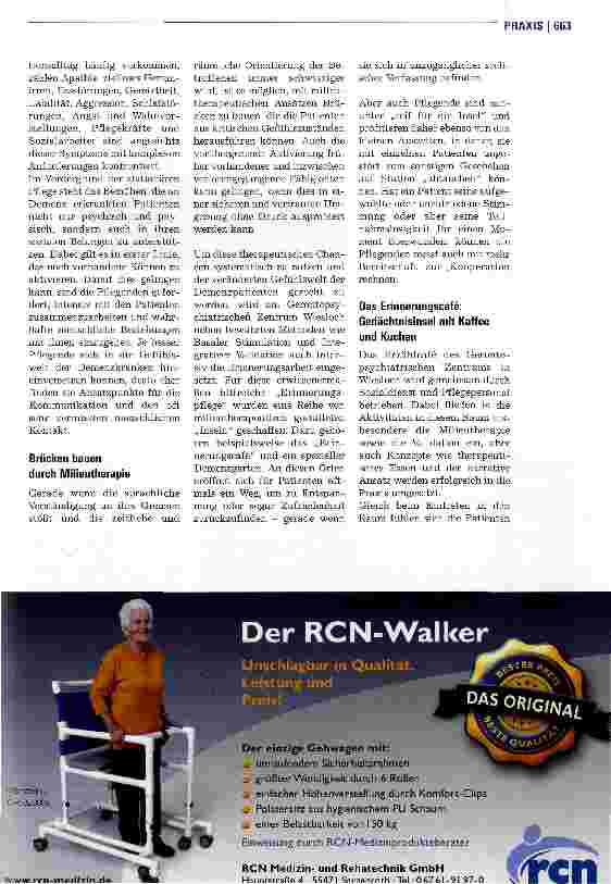 Vorschauseite 2: Milieutherapie in der GerontopsychiatrieLeuchtende Augen im Erinnerungscafe