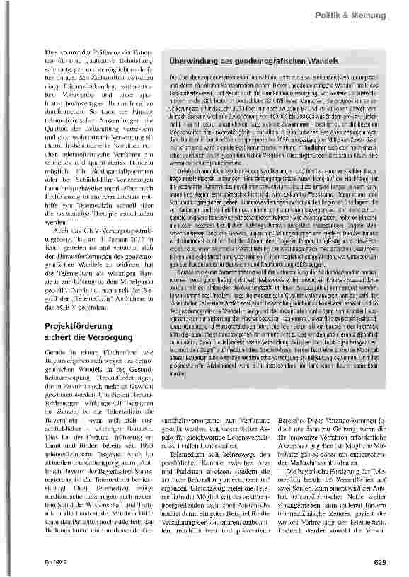 Vorschauseite 2: Sektoren übergreifend und patientennah