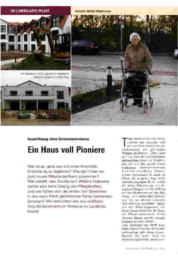 Vorschauseite 1: Ein Haus voll Pioniere