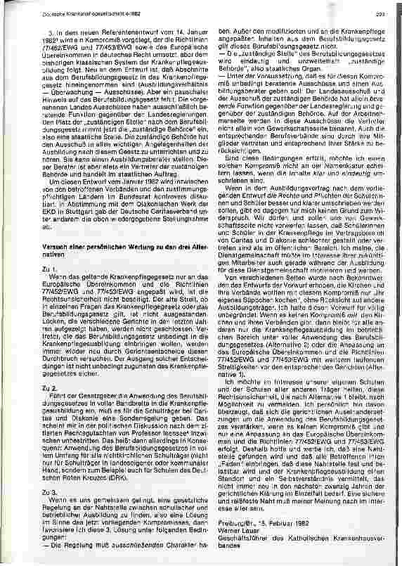 Vorschauseite 5: Diskussion um die Neuordnung der Ausbildung in den Pflegeberufen
