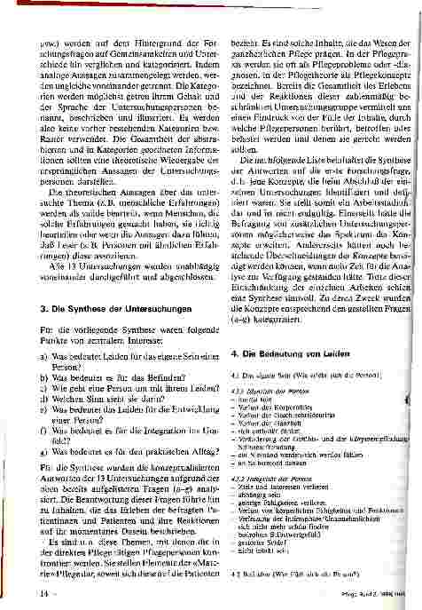 Vorschauseite 4: Zur Bedeutung von Leiden Patienten und Patientinnen beschreiben ihr Erleben
