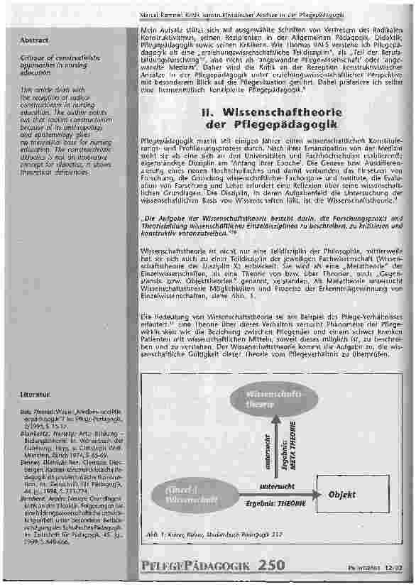 Vorschauseite 2: Kritik konstruktivistischer Ansätze in der Pflegepädagogik