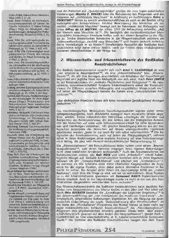 Vorschauseite 6: Kritik konstruktivistischer Ansätze in der Pflegepädagogik
