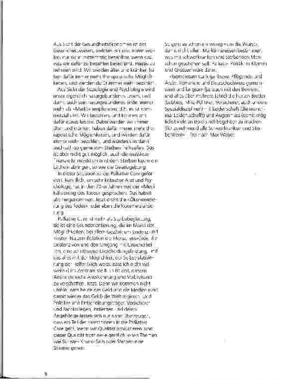 Vorschauseite 2: Palliativ-Politik