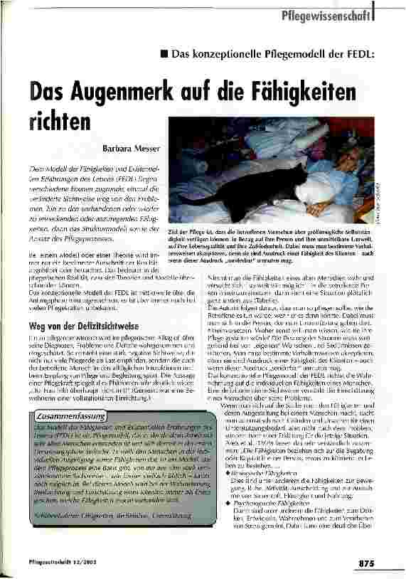 Vorschauseite 1: Das Augenmerk auf die Fähigkeiten richten
