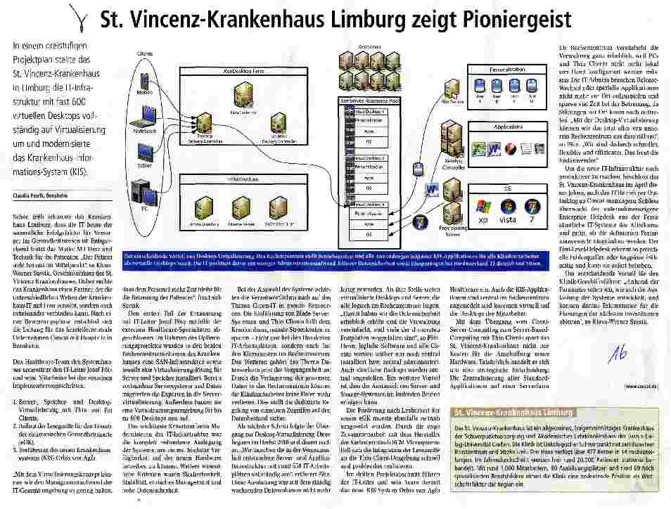 Vorschauseite 1: St.Vincenz-Krabkenhaus Limburg zeigt Pioniergeist