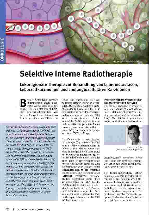 Vorschauseite 1: Selektive Interne Radiotherapie