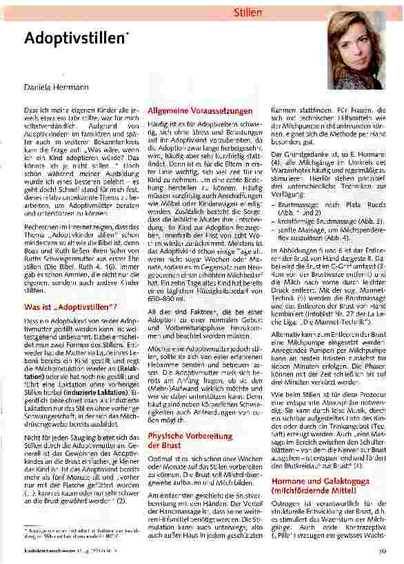 Vorschauseite 1: Adoptivstillen