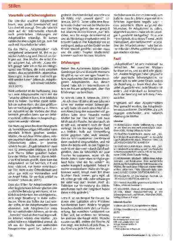 Vorschauseite 4: Adoptivstillen