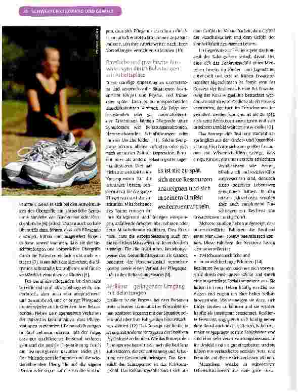Vorschauseite 3: Resilienzförderung in der psychiatrischen Pflege