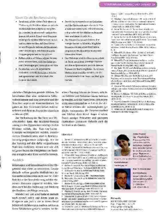 Vorschauseite 6: Resilienzförderung in der psychiatrischen Pflege