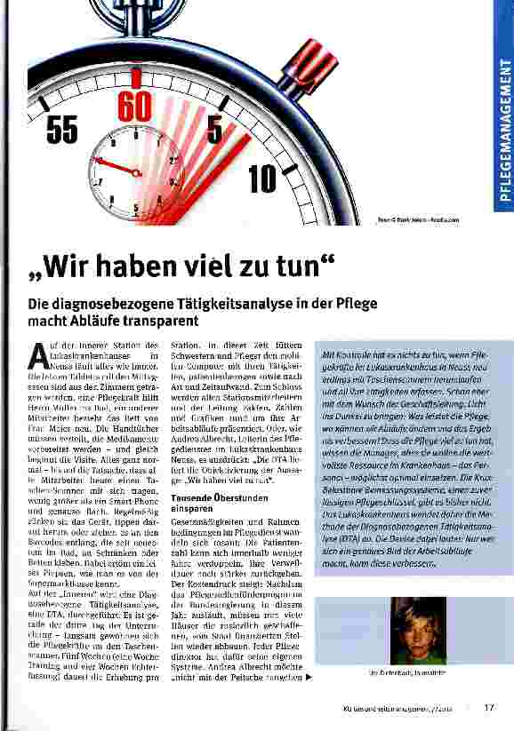 Vorschauseite 1: Wir haben viel zu tun
