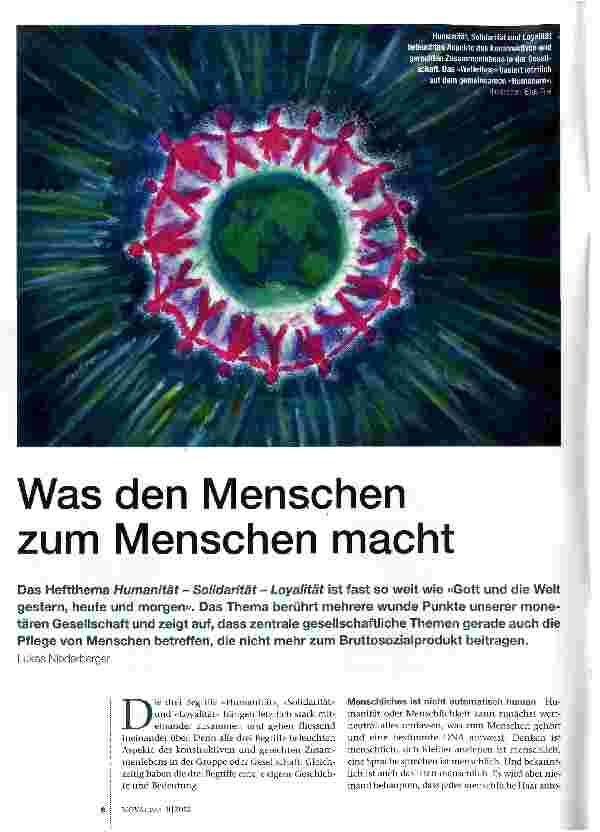 Vorschauseite 1: Was den Menschen zum Menschen macht