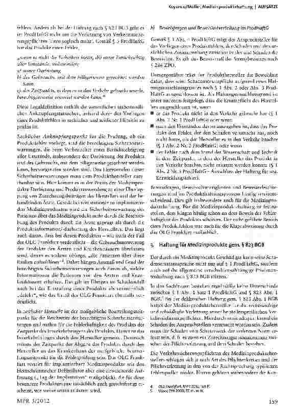 Vorschauseite 2: Medizinproduktehaftung