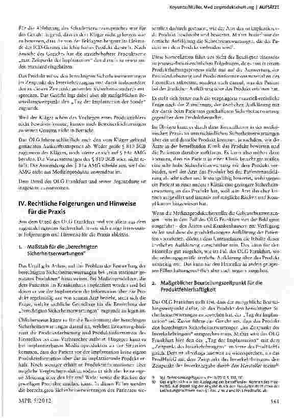 Vorschauseite 4: Medizinproduktehaftung