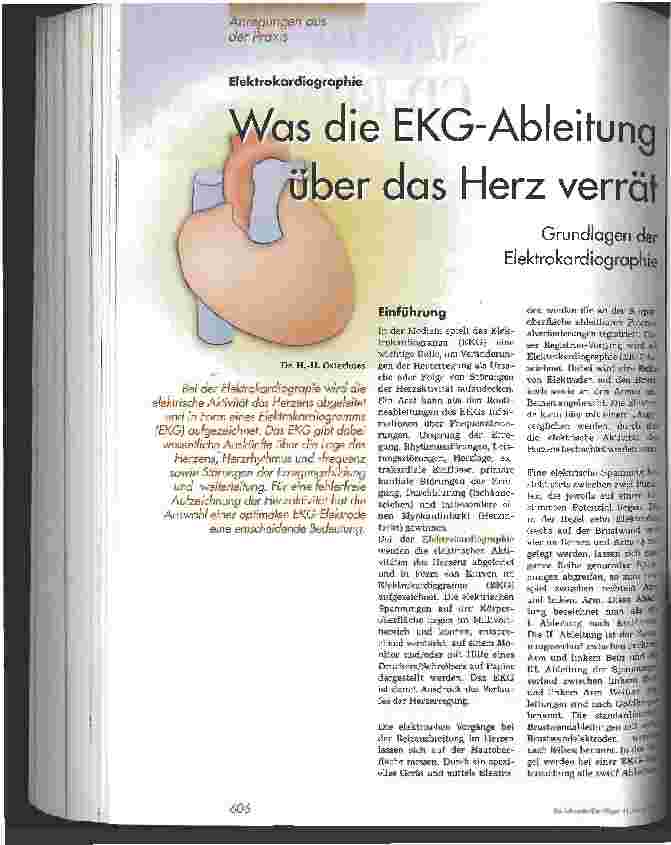 Vorschauseite 1: Was die EKG-Abteilung über das Herz verrät