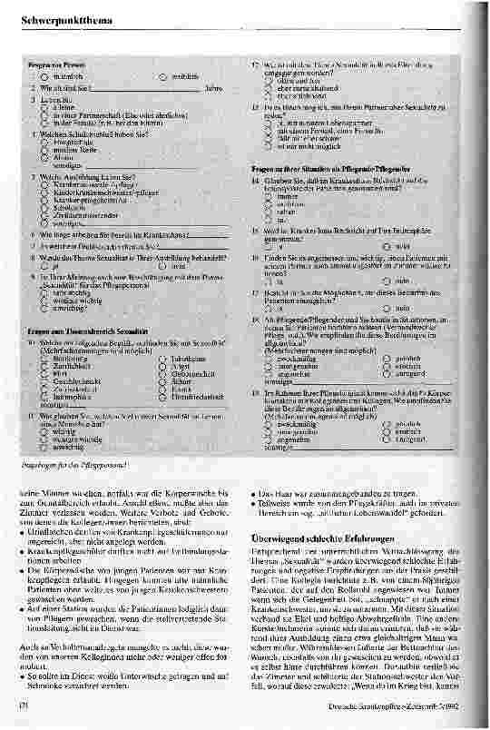 Vorschauseite 3: Sexualität im Krankenhaus