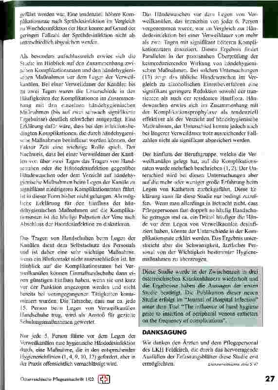 Vorschauseite 6: Periphere Venen-Verweilkanülen