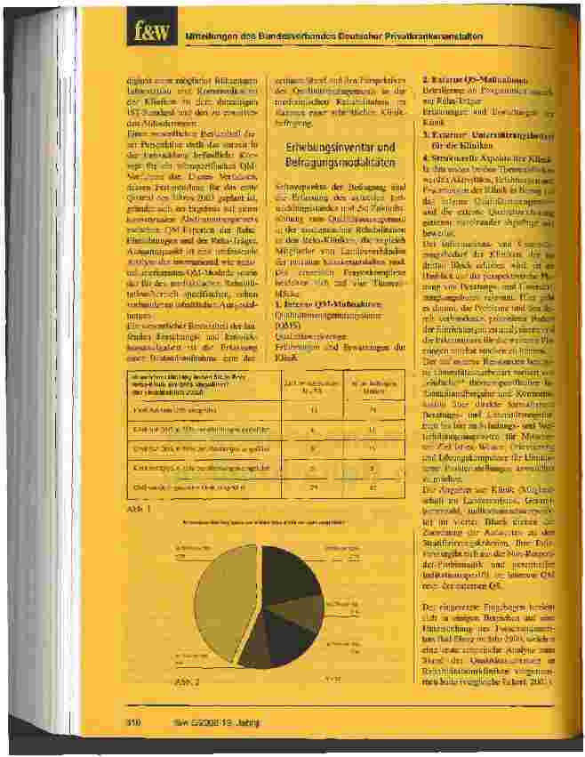 Vorschauseite 2: Qualitätsmanagement in deutschen Reha-Kliniken Erste Ergebnisse einer Bestandsaufnahme