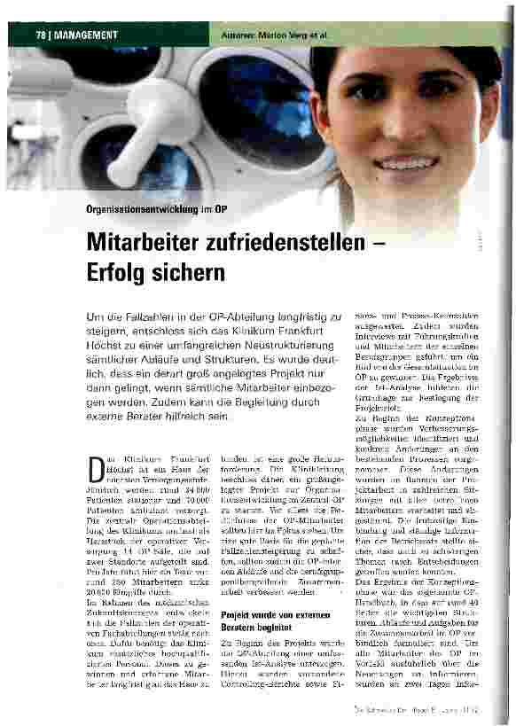 Vorschauseite 1: Mitarbeiter zufriedenstellen Erfolg sichern