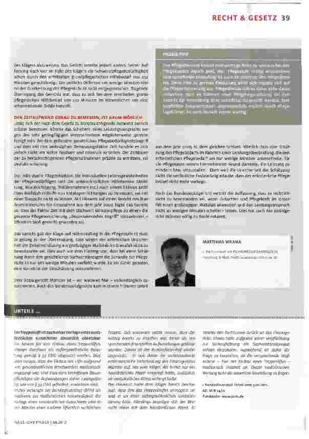 Vorschauseite 2: Pflegestufenmanagement ohne Stoppuhr