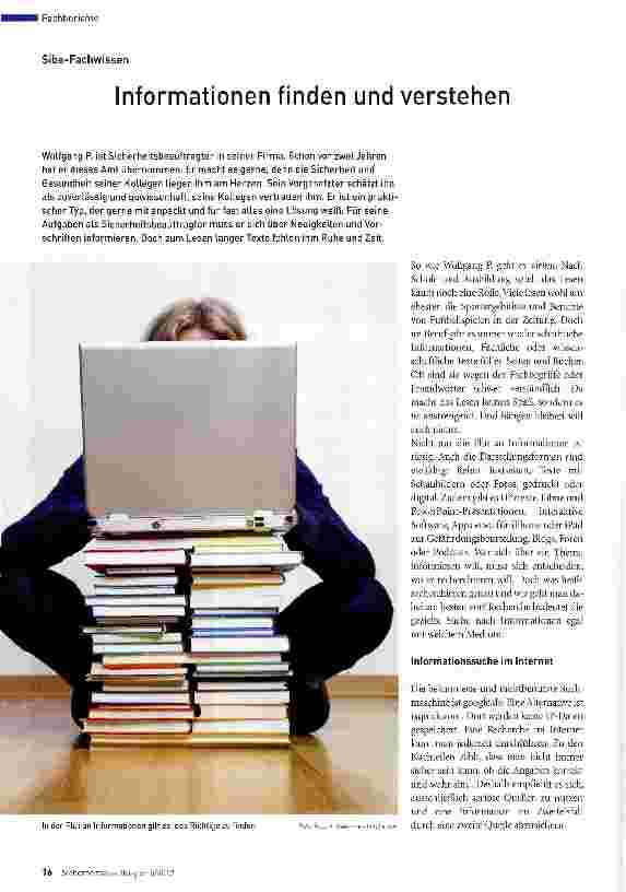 Vorschauseite 1: Informationen finden und verstehen