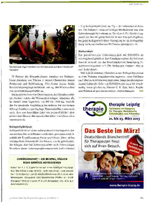 Vorschauseite 2: SYSADOA - was es ist und wie es wirkt