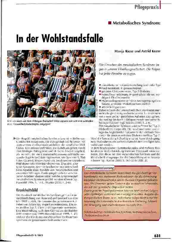 Vorschauseite 1: In der Wohlstandsfalle
