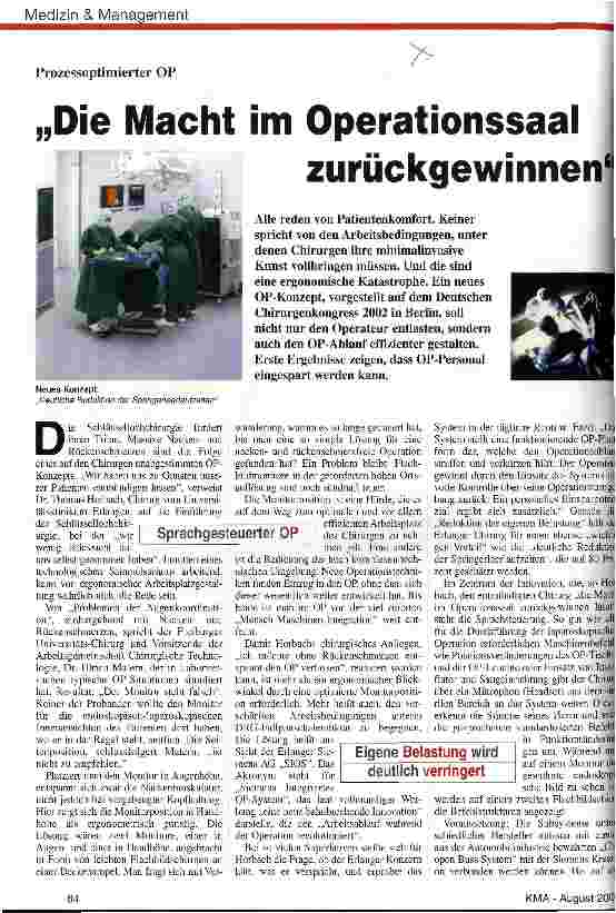 Vorschauseite 1: Die Macht im Operationssaal zurückgewinnen