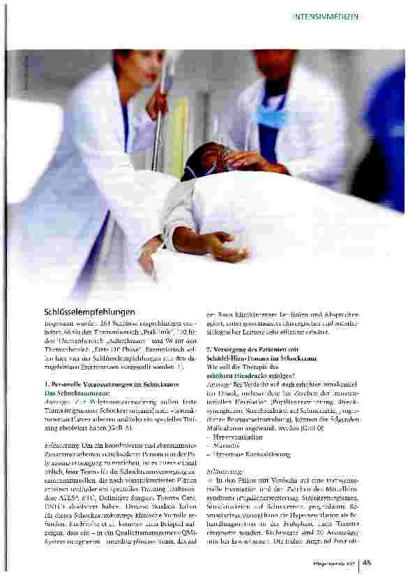 Vorschauseite 2: S3-Leitlinie Polytrauma erschienen