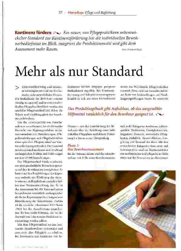 Vorschauseite 1: Mehr als nur Standard