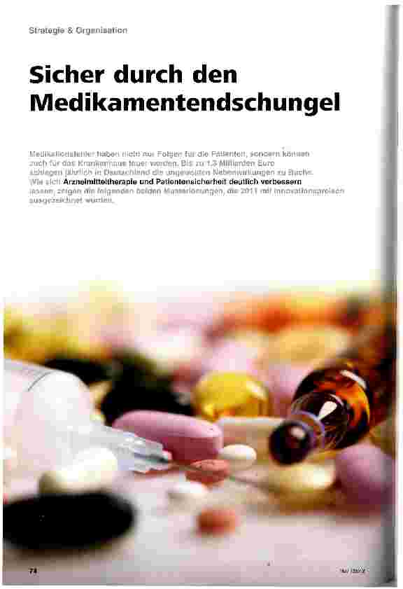 Vorschauseite 1: Sicher durch den Medikamentendschungel
