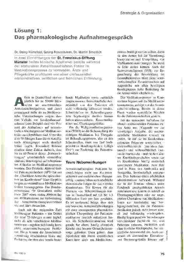 Vorschauseite 2: Sicher durch den Medikamentendschungel