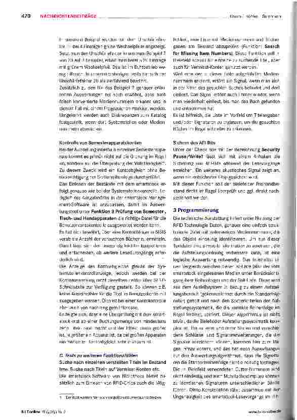 Vorschauseite 6: Revisionstool - Einsatz und Einführung im Echtbetrieb in der Universitätsbibliothek Bielefeld
