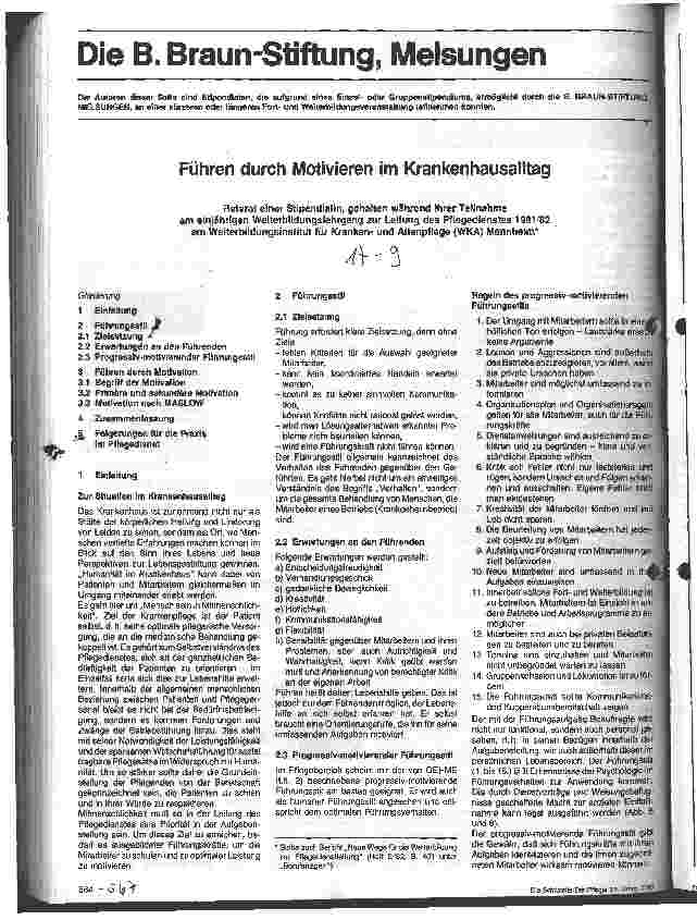 Vorschauseite 1: Führen durch Motivation im Krankenhausalltag