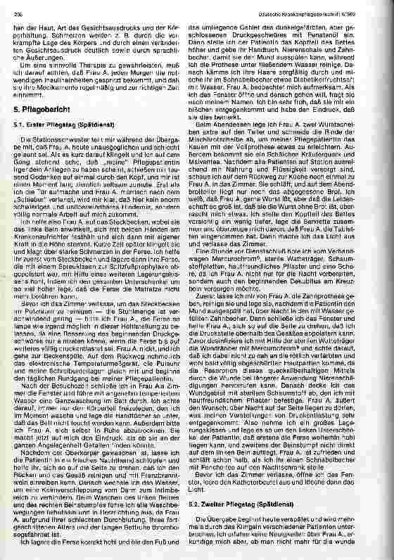 Vorschauseite 2: Pflege einer Patientin nach einer Unterschenkelamputation